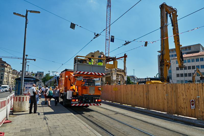 24.07.2019 - Aufräumungsarbeiten am Königshof München