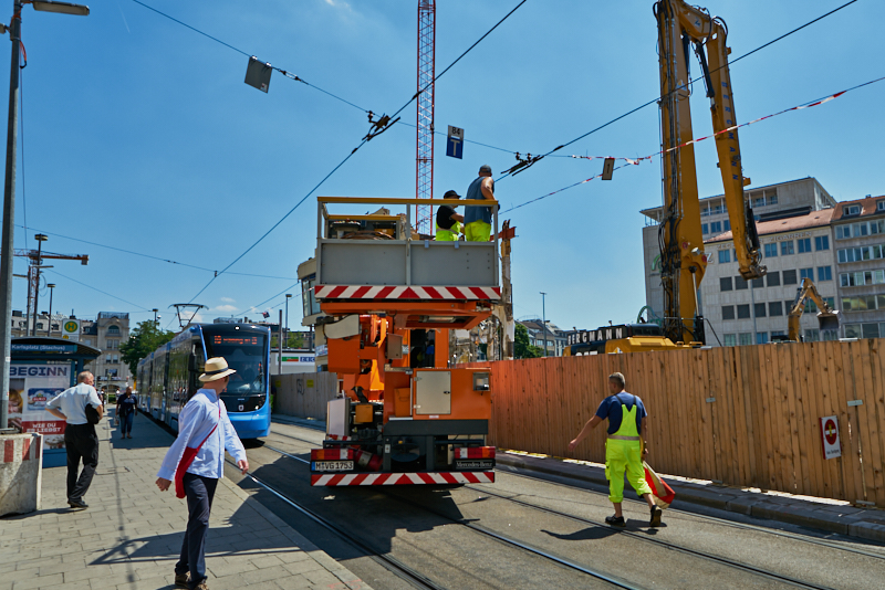 24.07.2019 - Aufräumungsarbeiten am Königshof München
