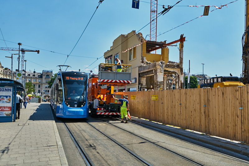 24.07.2019 - Aufräumungsarbeiten am Königshof München