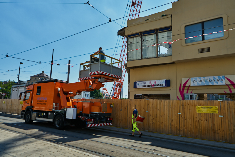 24.07.2019 - Aufräumungsarbeiten am Königshof München