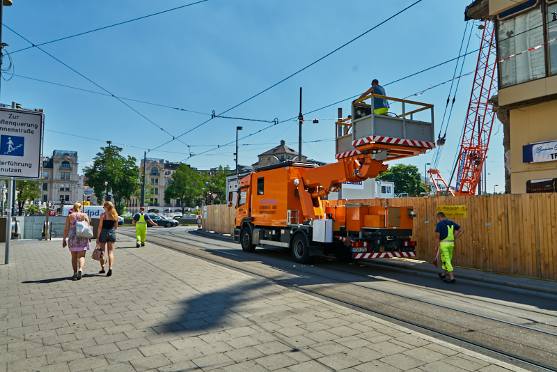 24.07.2019 - Aufräumungsarbeiten am Königshof München