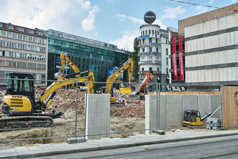 03.08.2019 - VIDEO und Fotos vom ehemaligen Hotel Königshof München