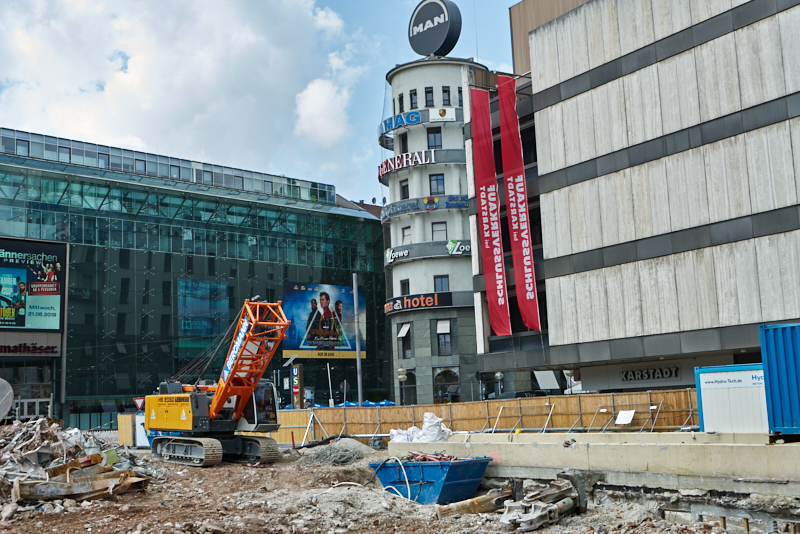 03.08.2019 - VIDEO und Fotos vom ehemaligen Hotel Königshof München