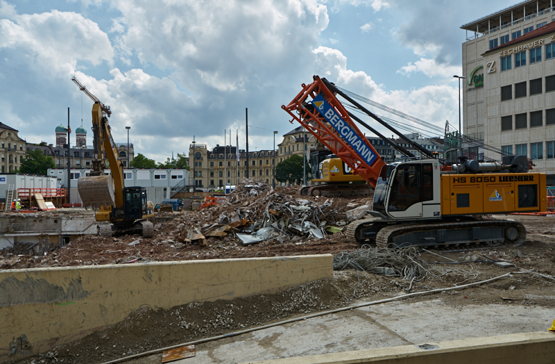 03.08.2019 - VIDEO und Fotos vom ehemaligen Hotel Königshof München