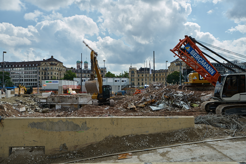 03.08.2019 - VIDEO und Fotos vom ehemaligen Hotel Königshof München