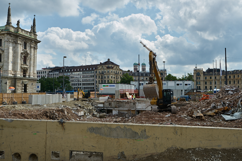 03.08.2019 - VIDEO und Fotos vom ehemaligen Hotel Königshof München
