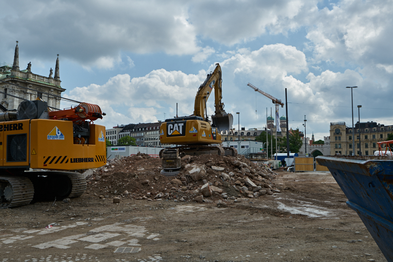 03.08.2019 - VIDEO und Fotos vom ehemaligen Hotel Königshof München