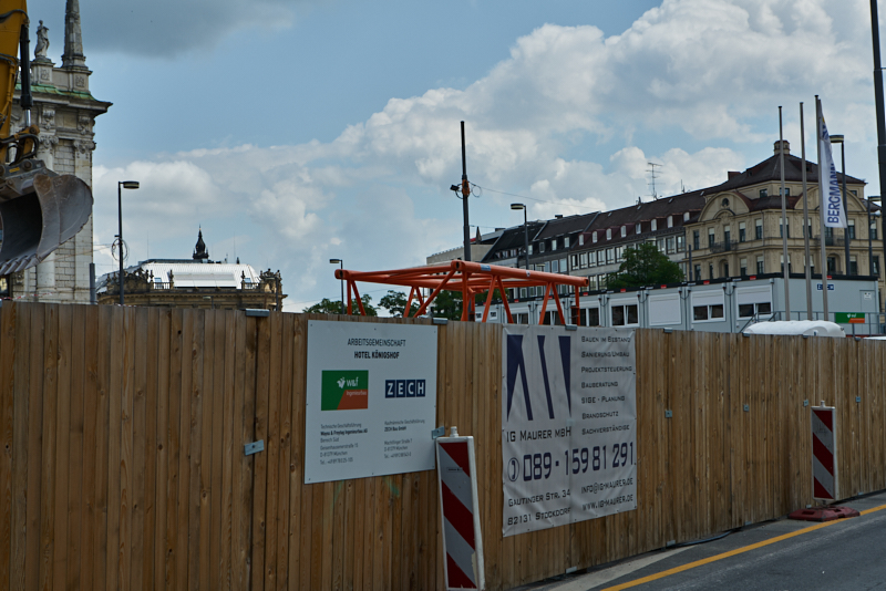 03.08.2019 - VIDEO und Fotos vom ehemaligen Hotel Königshof München