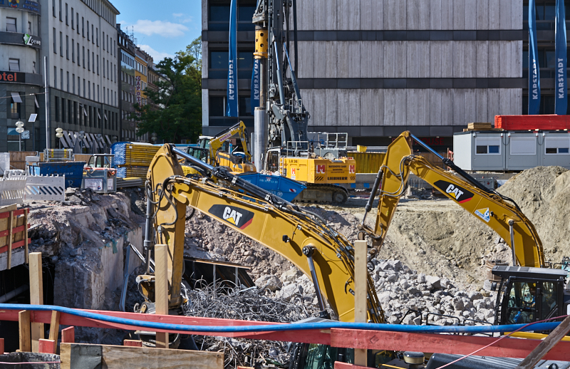 19.09.2019 - Abriss und Neubau des Hotel Königshof in München