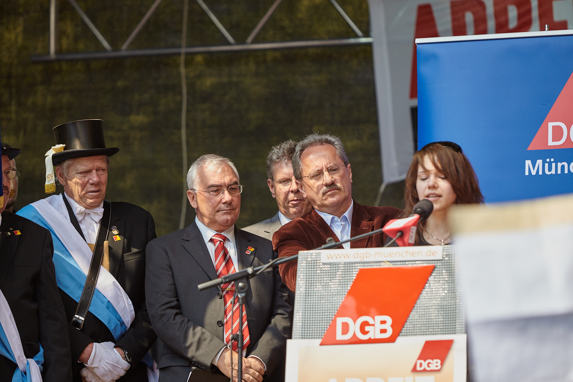 1. Mai 2009 - Kundgebung auf dem Marienplatz