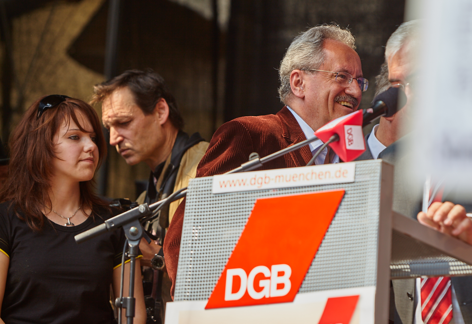 1. Mai 2009 - Kundgebung auf dem Marienplatz