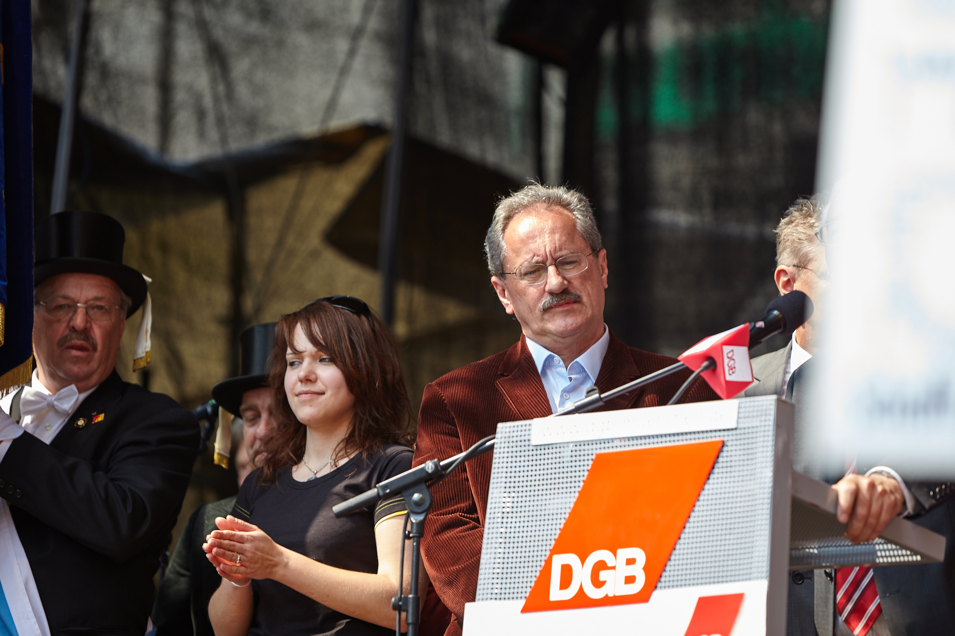 1. Mai 2009 - Kundgebung auf dem Marienplatz