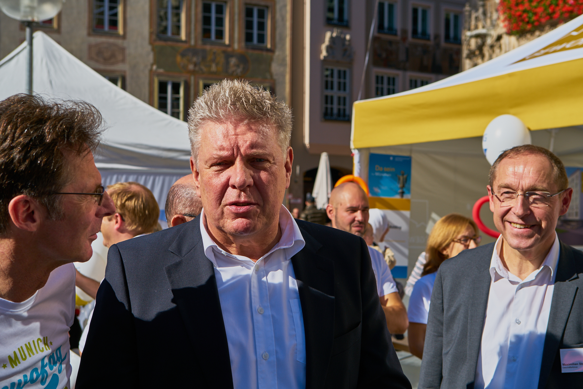 14.10.2017 - Dieter Reiter auf dem Marienplatz