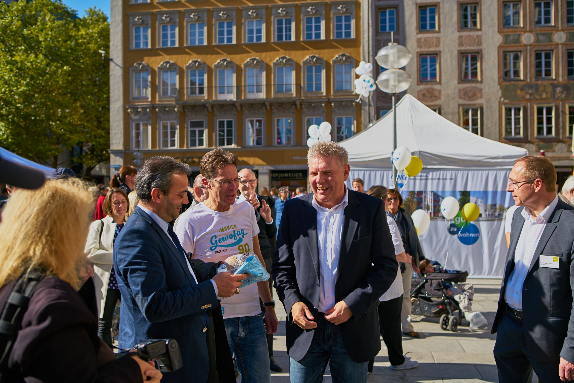 14.10.2017 - Dieter Reiter auf dem Marienplatz