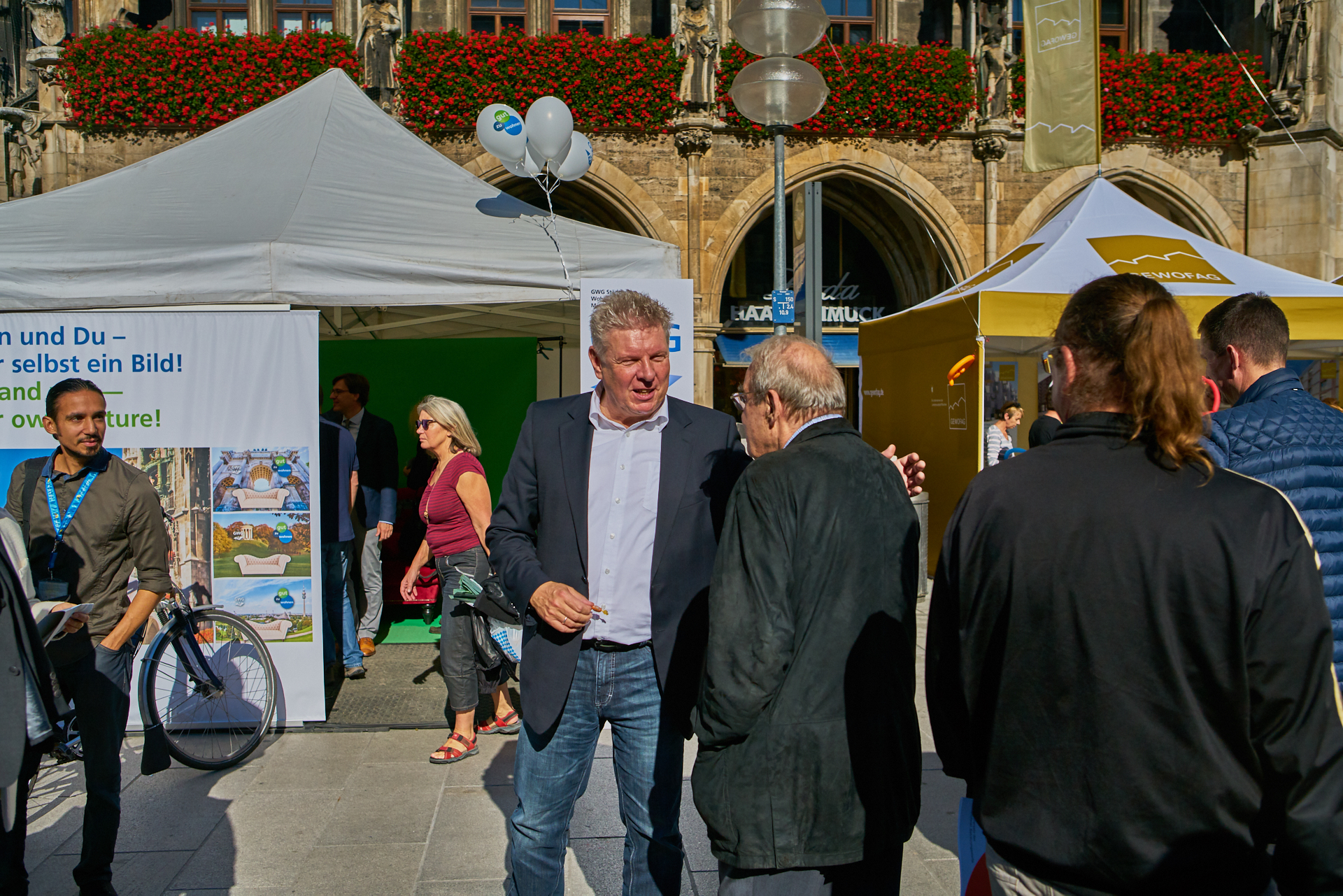 14.10.2017 - Dieter Reiter auf dem Marienplatz