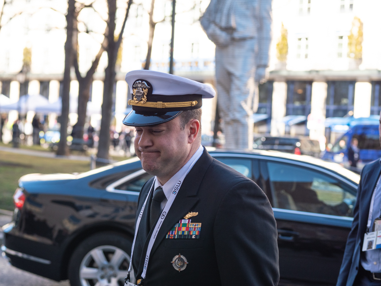 Sicherheitskonferenz München 2019 vor dem Bayerischen Hof.