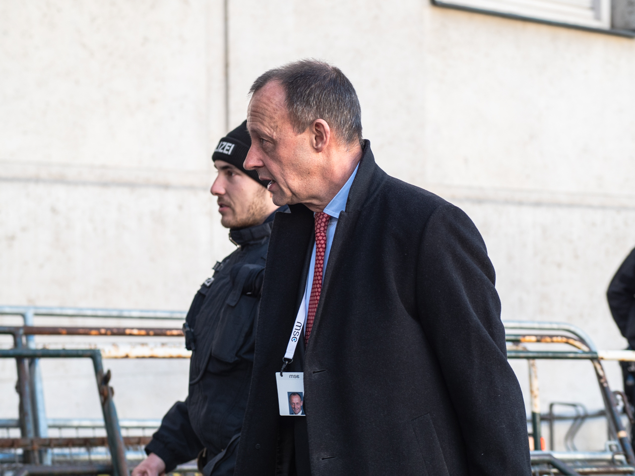 Sicherheitskonferenz München 2019 vor dem Bayerischen Hof.