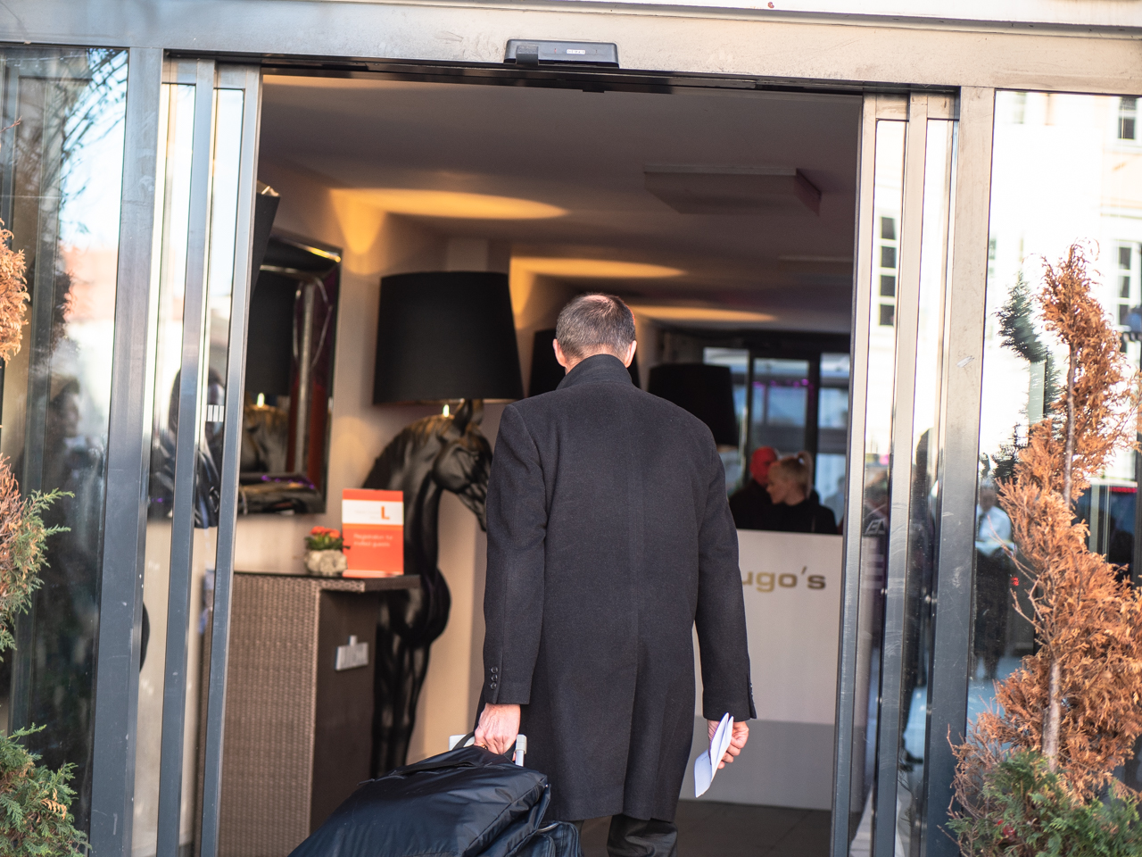 Sicherheitskonferenz München 2019 vor dem Bayerischen Hof.