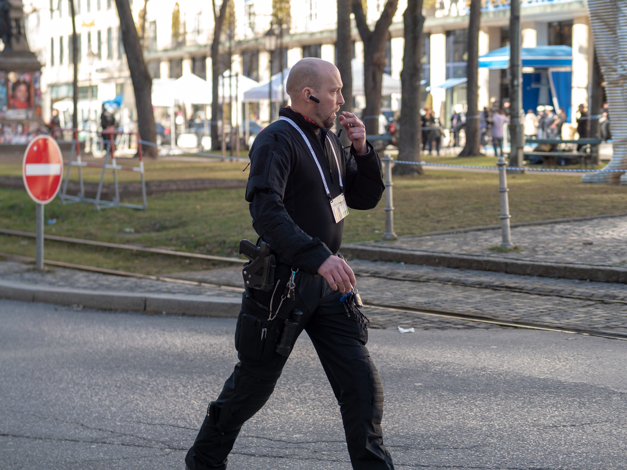 Sicherheitskonferenz München 2019 vor dem Bayerischen Hof.
