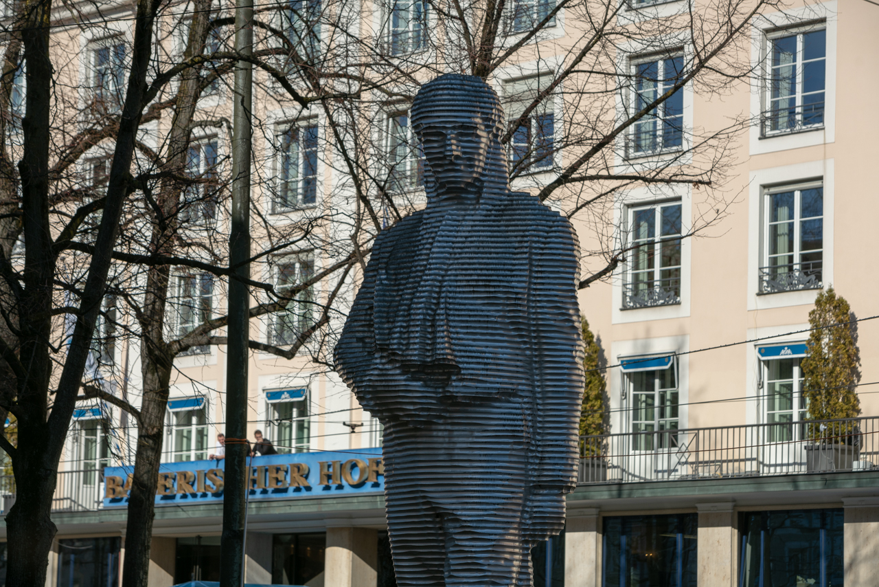 Sicherheitskonferenz München 2019 vor dem Bayerischen Hof.