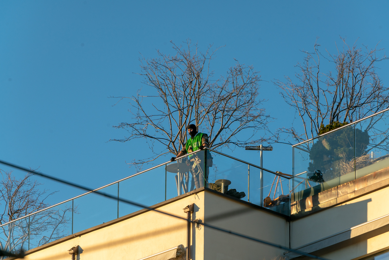 Sicherheitskonferenz München 2019 vor dem Bayerischen Hof.
