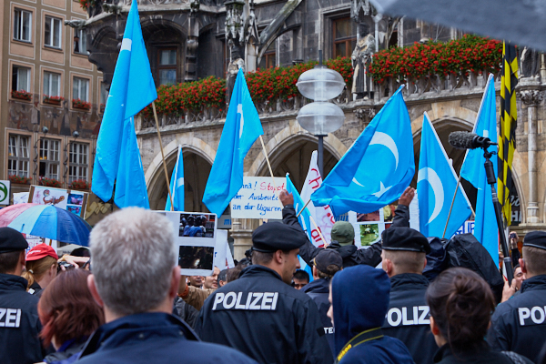 07.07.2009 - Uighuren-Demo auf dem Marienplatz München