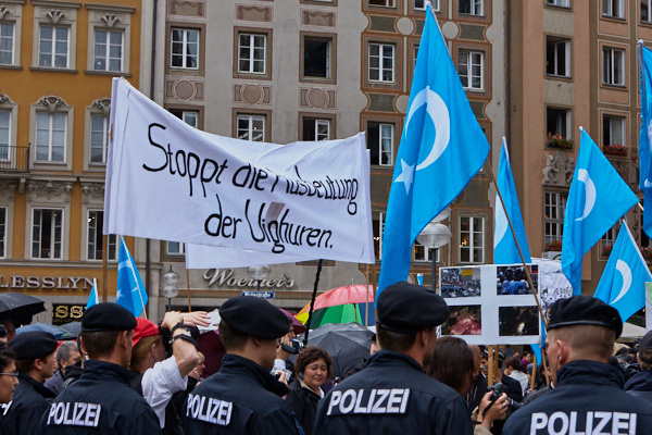 07.07.2009 - Uighuren-Demo auf dem Marienplatz München