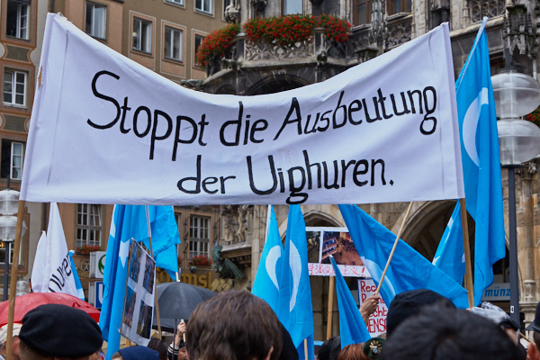 07.07.2009 - Uighuren-Demo auf dem Marienplatz München