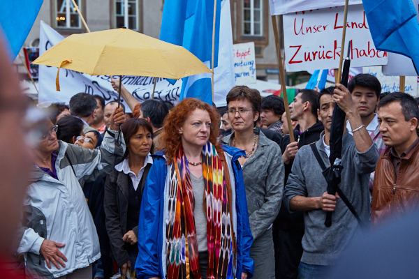 07.07.2009 - Uighuren-Demo auf dem Marienplatz München
