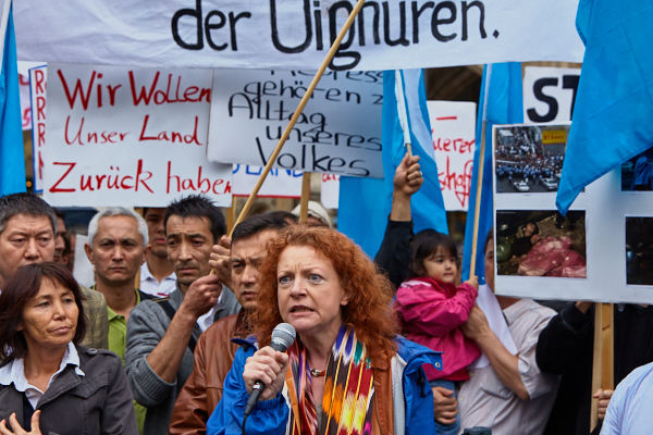 07.07.2009 - Uighuren-Demo auf dem Marienplatz München