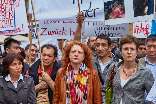 07.07.2009 - Uighuren-Demo auf dem Marienplatz München