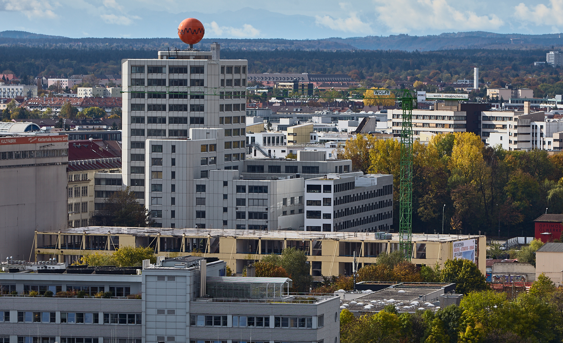 15.10.2014 - Baustelle zum neuen Werksviertel Mitte