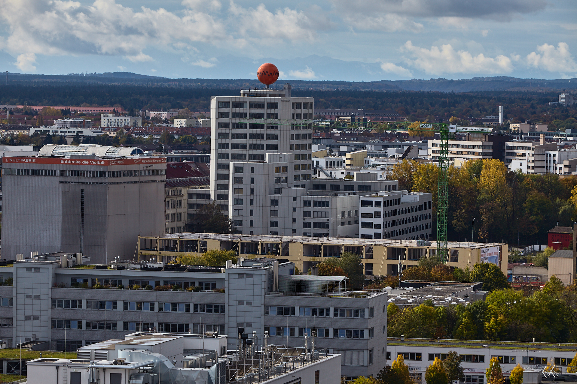 15.10.2014 - Baustelle zum neuen Werksviertel Mitte