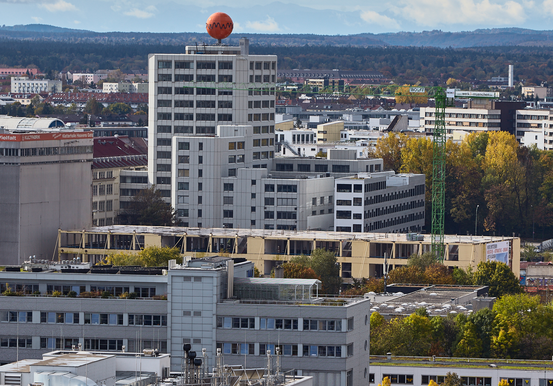 15.10.2014 - Baustelle zum neuen Werksviertel Mitte