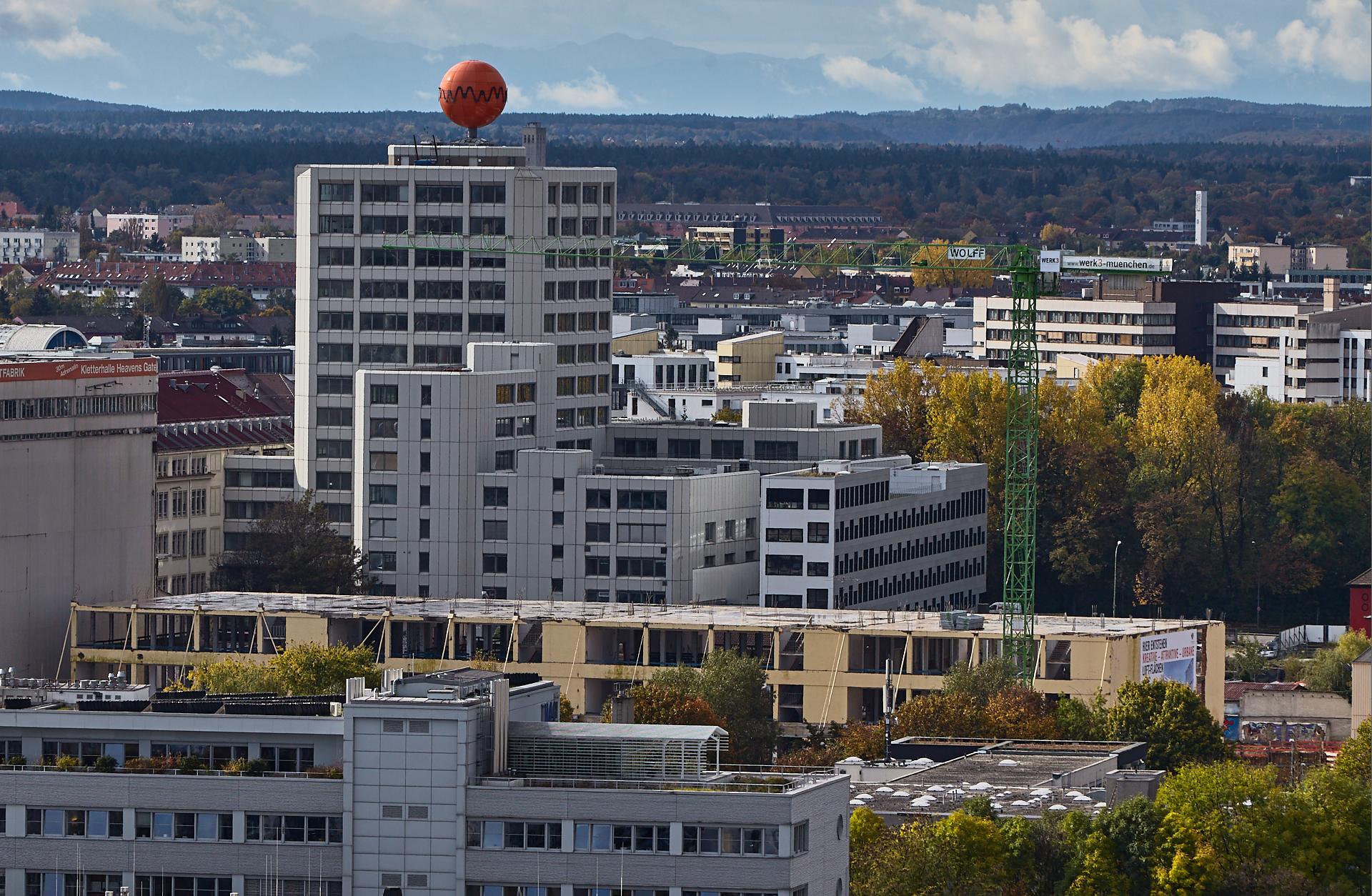 15.10.2014 - Baustelle zum neuen Werksviertel Mitte